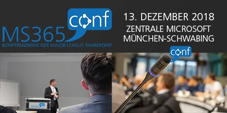 Live Event #10 – Major League Sharepoint Konferenz am 13.12.2018 in München
